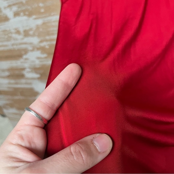 Jason Wu Collection Red Midi Dress Cocktail Event Red Carpet Formal Womens XS - Picture 3 of 6